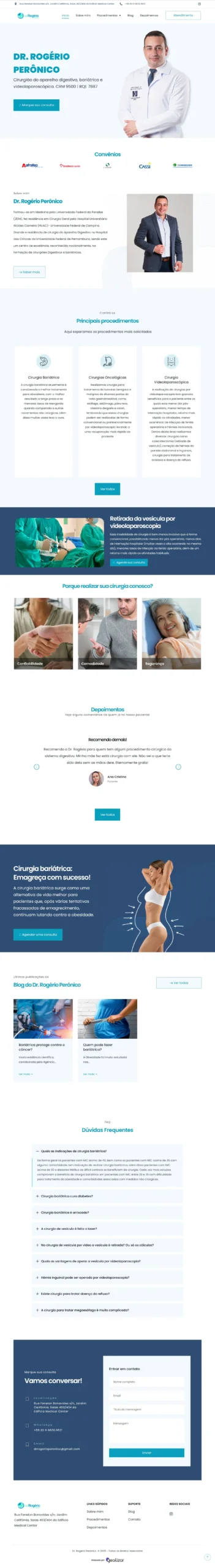 Criação de site profissional