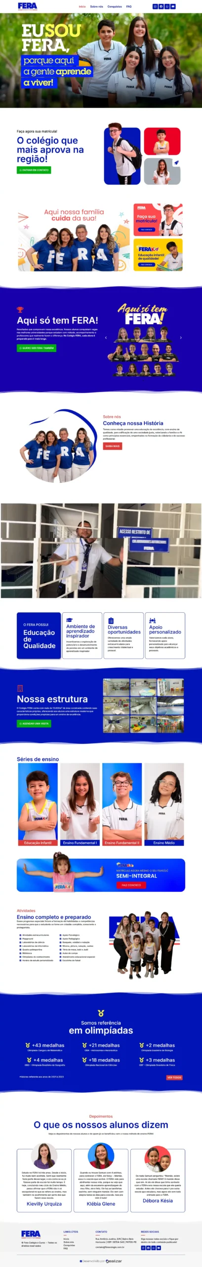 Criação de site profissional