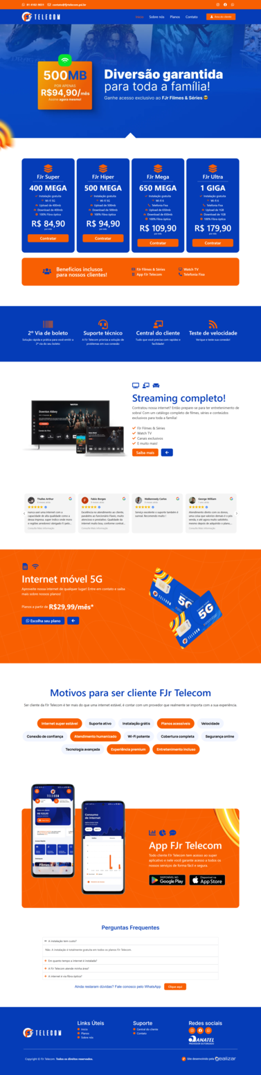 Criação de site profissional