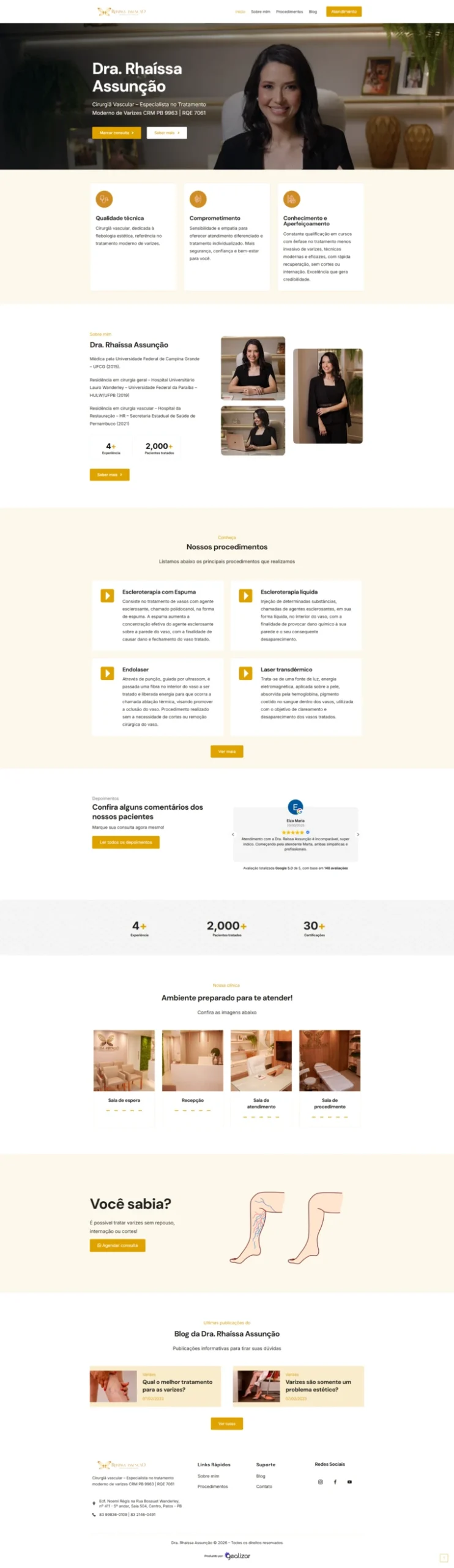 Criação de site profissional